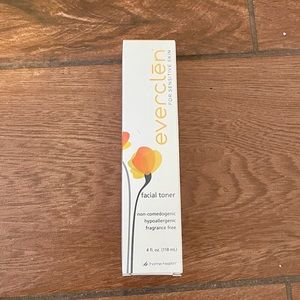 NEW Everclen fragrance free facial toner sensitive skin 4oz